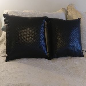 Two Black Dakotah  Pillows